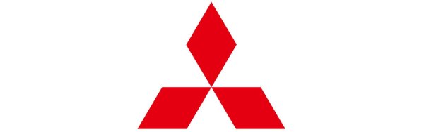Mitsubishi логотип на белом фоне