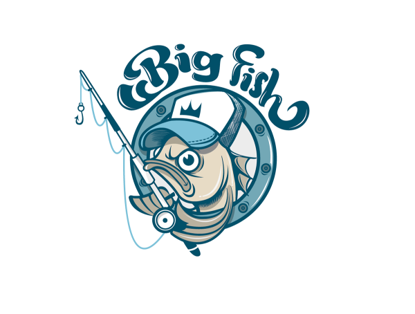 Логотип рыболовного магазина