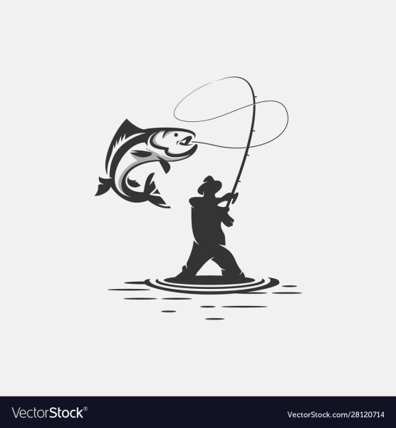 Логотип рыболовного магазина