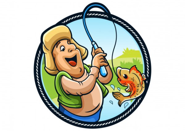 Рыбалка эмблема