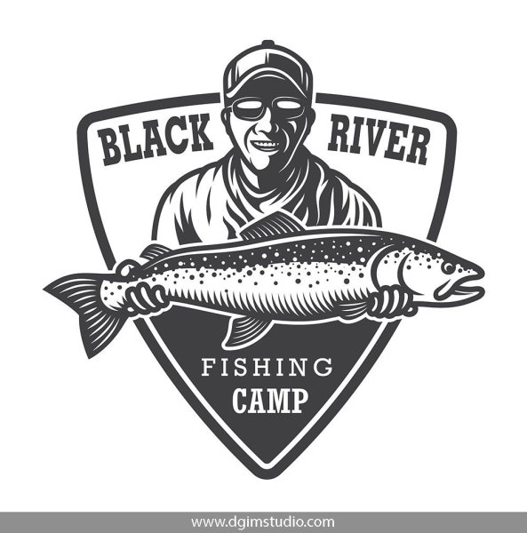 Логотипы рыболовных клубов