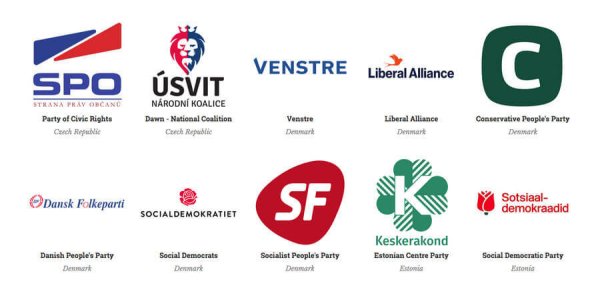 Логотипы партий России