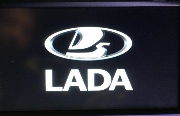 Логотип Лада для магнитолы