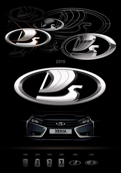 Логотип новой Лада Веста