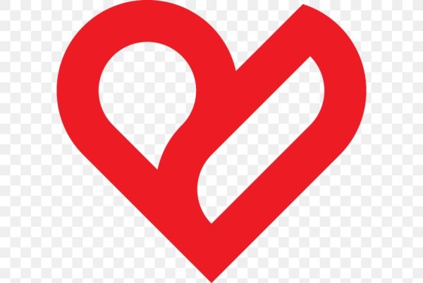 Логотип с сердцем и текстом