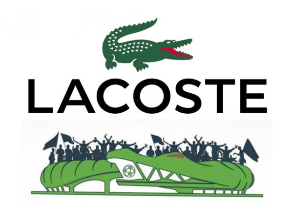 Первый логотип лакост