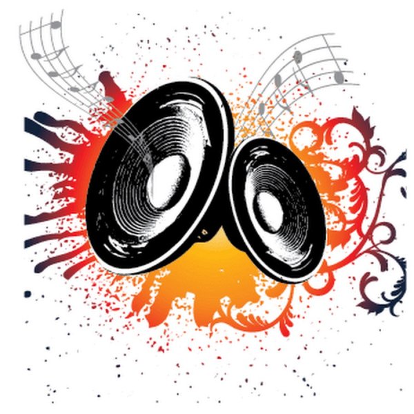 Красивый логотип музыки