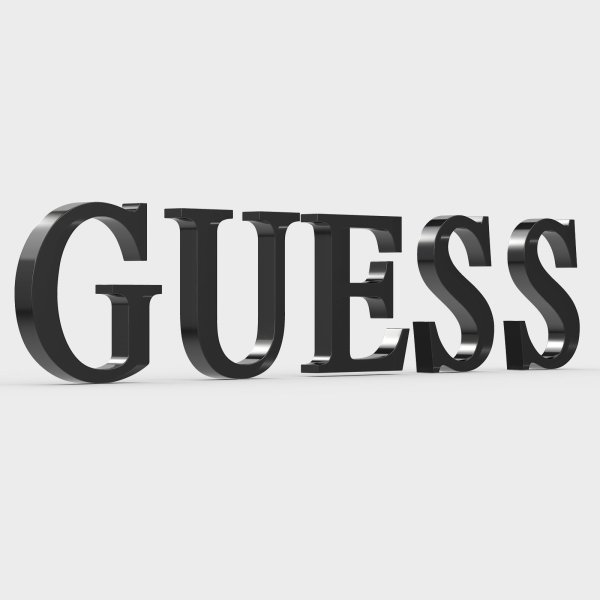 Guess надпись