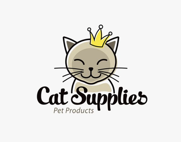 Модные логотипы с котами