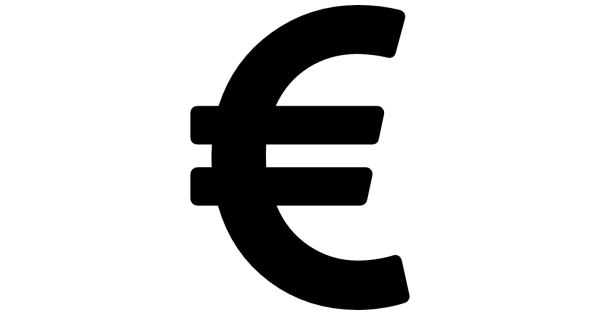 Официальный знак евро валюты