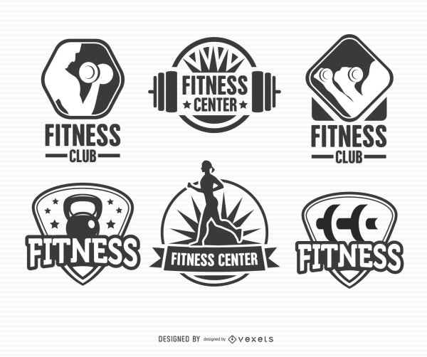 Фитнес логотип