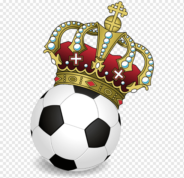 Футбольный мяч с короной
