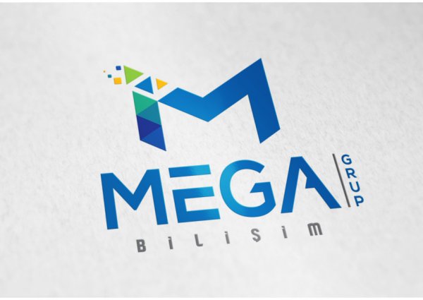 Мега логотип вектор