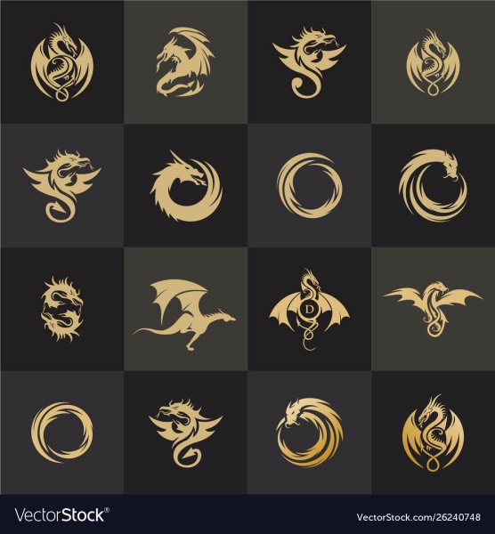 Логотипы драконов
