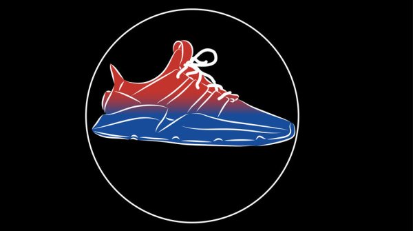 Векторные кроссовки