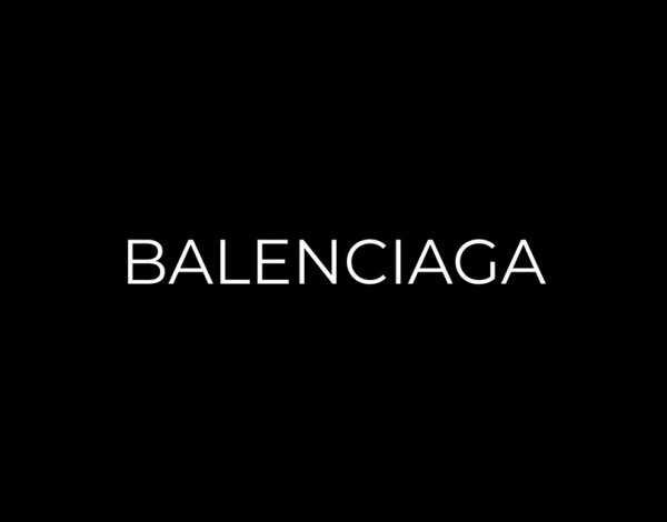 Шрифт Balenciaga логотип