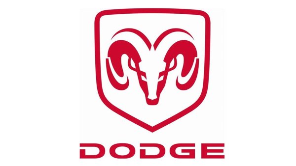 Dodge логотип на белом фоне