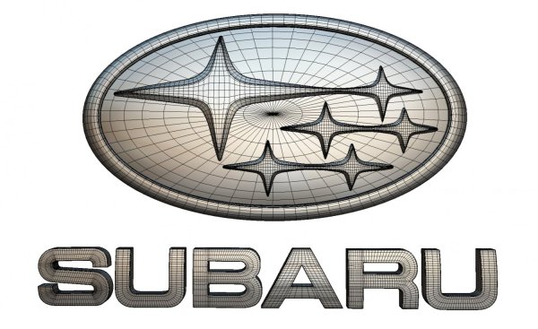 Логотип Субару 3d