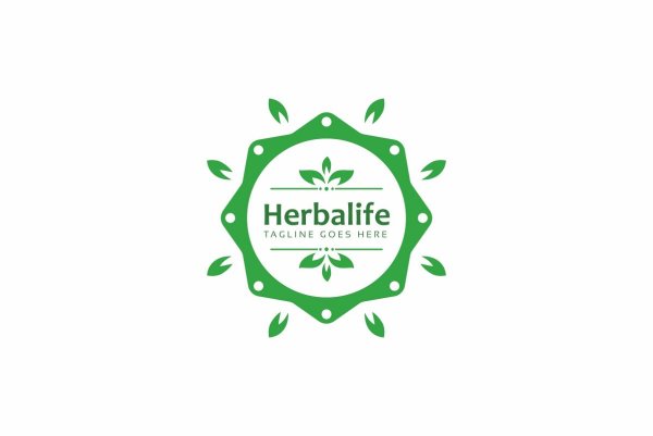 Лого Гербалайф белый