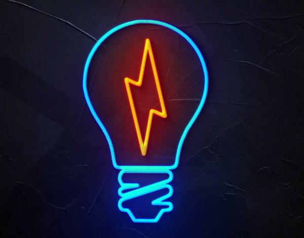 Неон эмблема