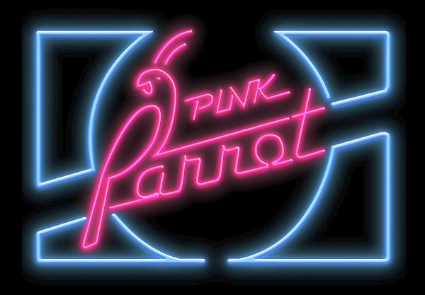 Рекламный неон логотип
