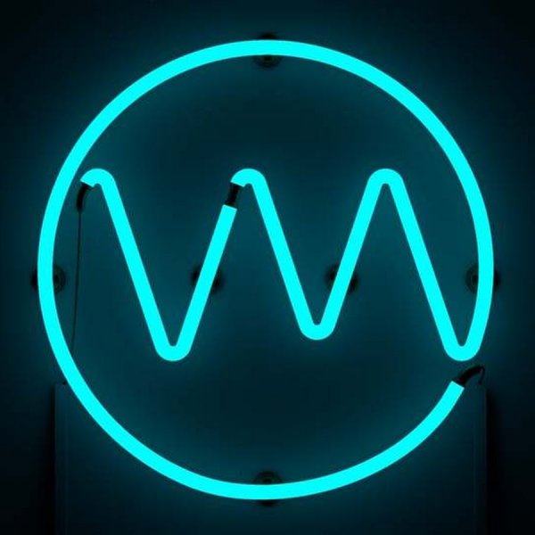 Логотип в неоновом стиле