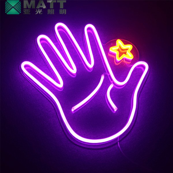 Неоновые значки