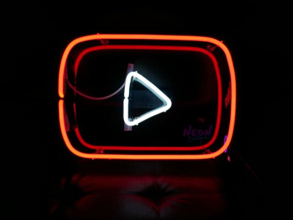 Неоновая кнопка