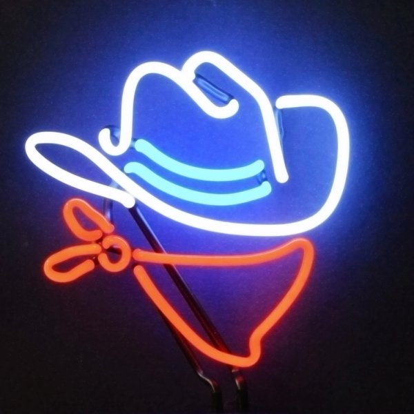 Неоновая вывеска логотип