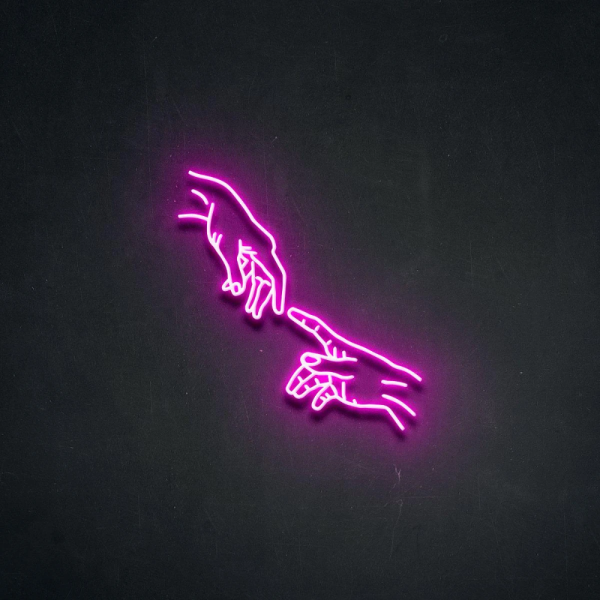 Shine logo неоновая