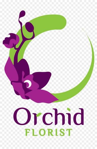 Логотип Орхидея цветочного магазина