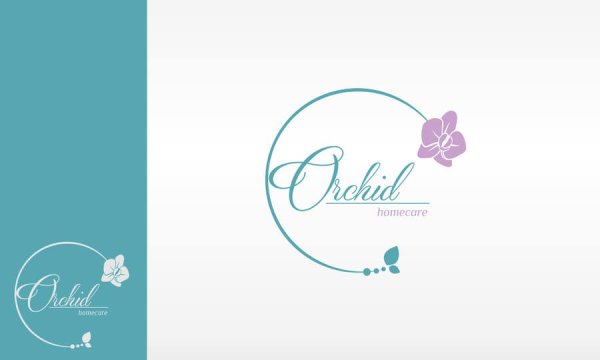Орхидея салон цветов логотип