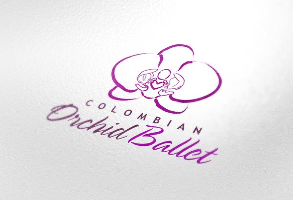 Красивая надпись Орхидея