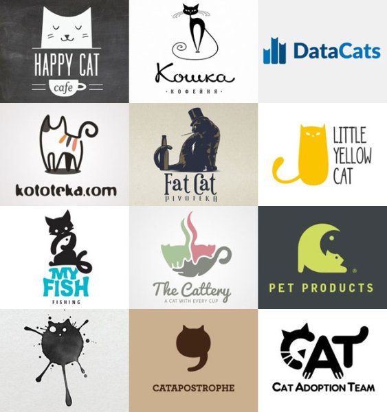 Логотип кошка