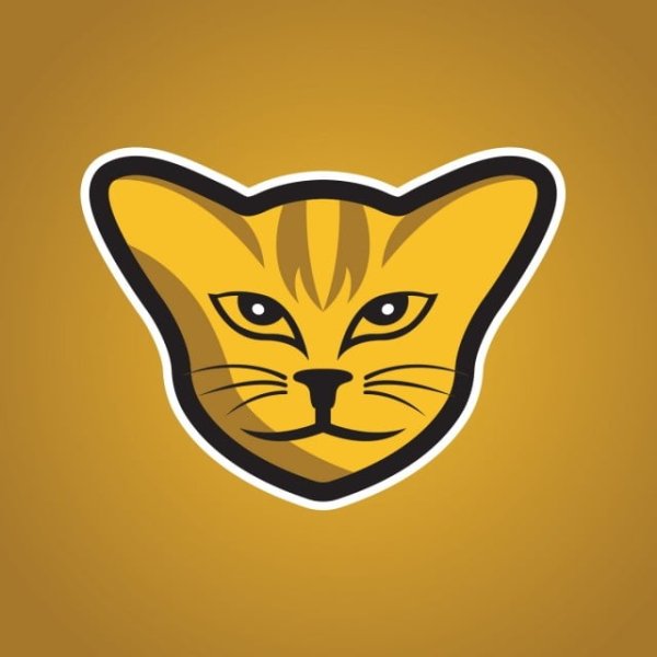 Кот логотип Маскот