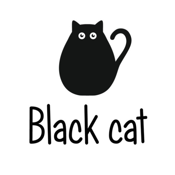 Черный кот логотип