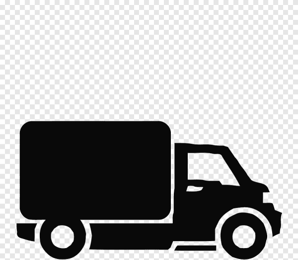 Пиктограмма доставка на белом фоне