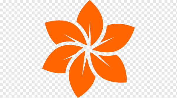 Векторный цветок логотип