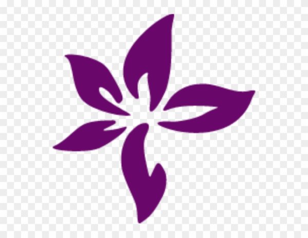 Векторный цветок логотип