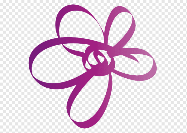 Эмблема фиолетовый цветок