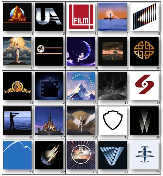 Логотипы киностудий