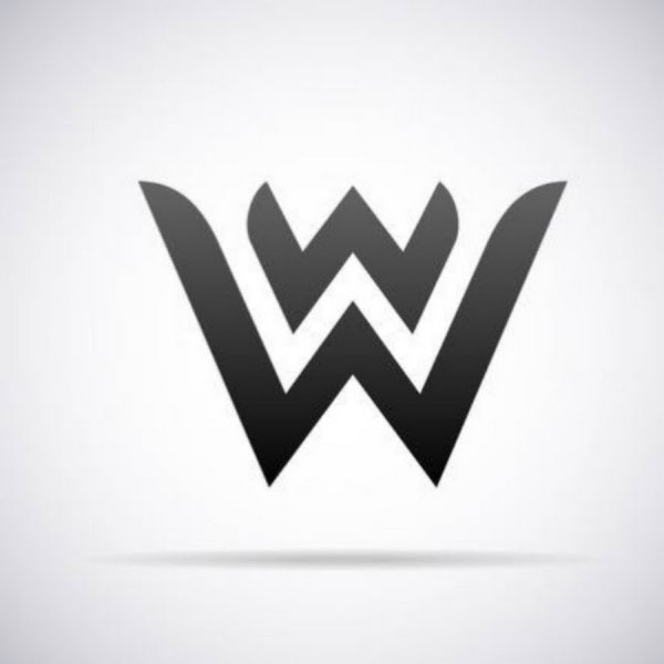 Красивая буква w для логотипа