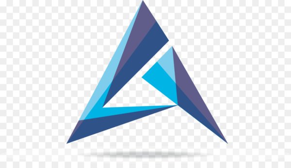 Логотип из треугольников