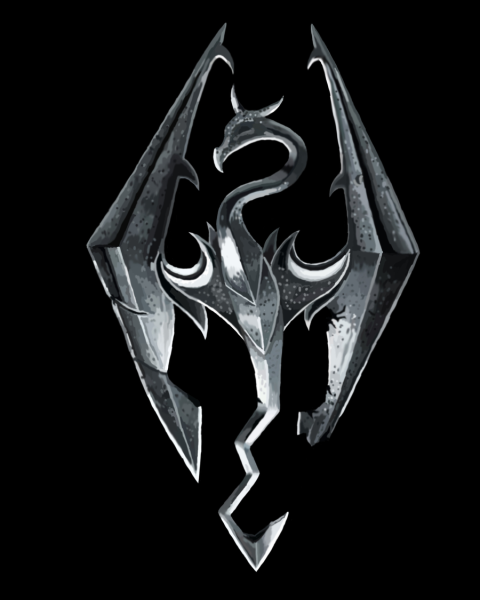 The Elder Scrolls v Skyrim логотип