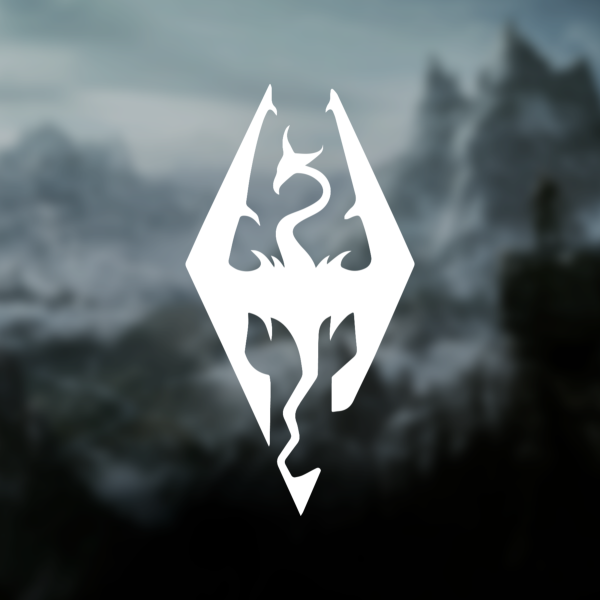 The Elder Scrolls v Skyrim логотип