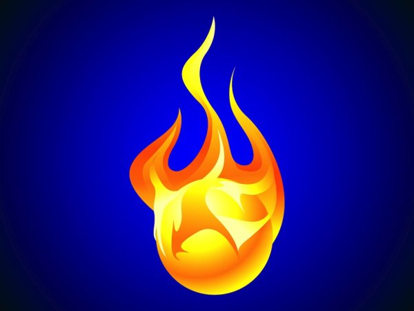 Векторное пламя