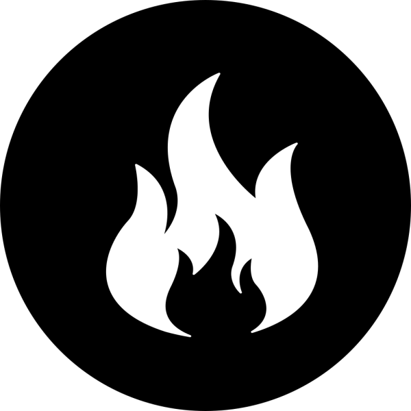 Значок пламя