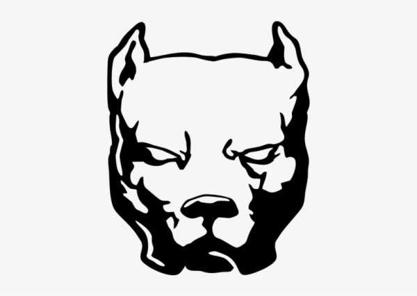 Стилизованный питбуль