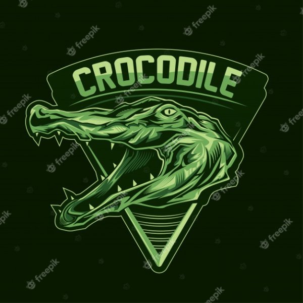 Крокодил логотип для клана