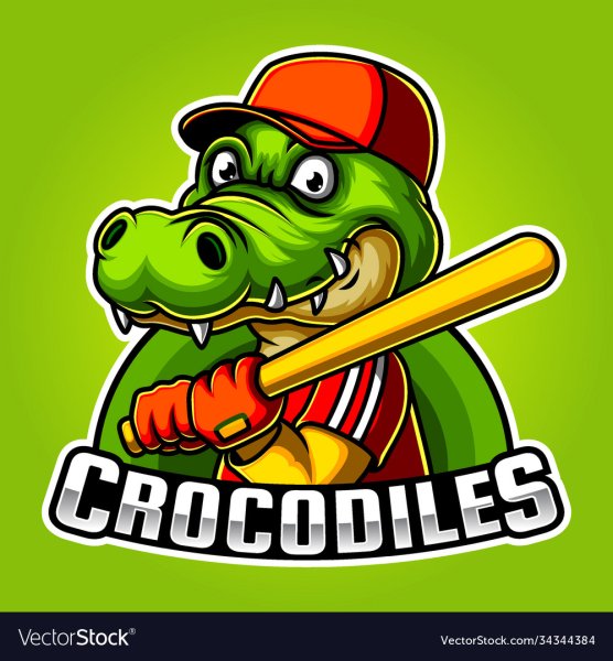 Крокодил Маскот лого